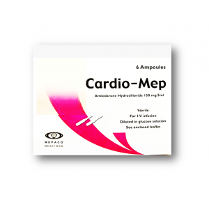 CARDIO - MEP 150 MG / 3 ML ( AMIODARONE ) 6 IV AMPOULES